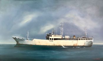 "Tanker in White"