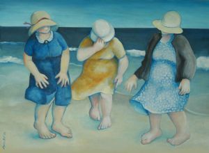 "Walking at the Seaside "