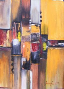 "Vanilla Sunset Abstract"