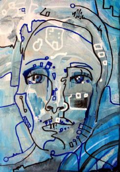 "Blue Sad Face"