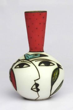 "Round Vessel with Fluted Neck"