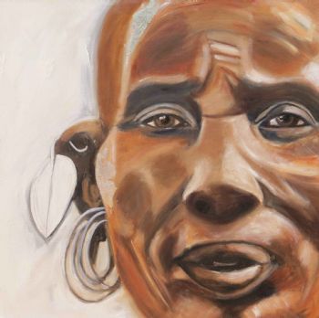 "Woman with Earing (Warrior)"