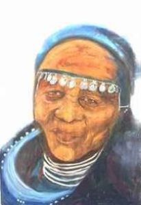 "An African Woman with a Scarf"
