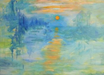"Dawn on the Lake"