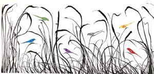 "Reeds with Birds "