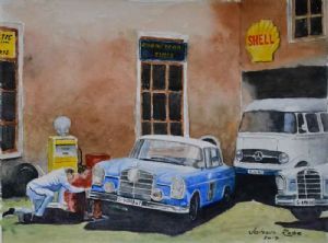 "Mercedes Benz 300SE.Monte Carlo Rally"