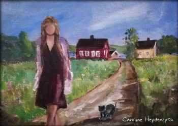 "Jonna and her Cat"