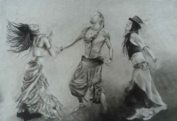"Dancers at Festival"