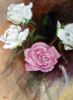 "Roses in Pink and White"