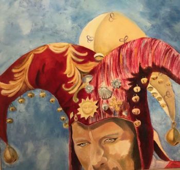 "The Red and Gold Jester"