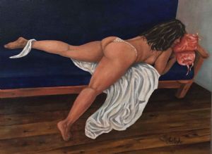 "Nude: Lorna on the Couch"