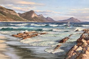 "Celebrating the Wind, Misty Cliffs"