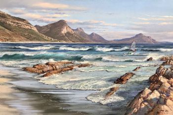 "Celebrating the Wind, Misty Cliffs"