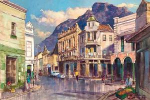 "Hanover Streer with Devil's Peak"