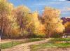 "Golden Poplars Near Calitzdorp"