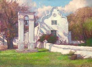 "Old Slave Bell at Lanzerac Stellenbosch"