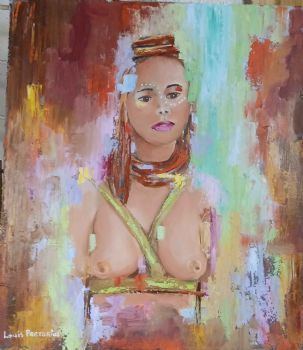 "Himba Lady in Colour"