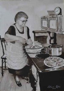 "Grandma in Kitchen"