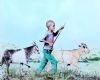 "Mbotyi Boy with Goats"