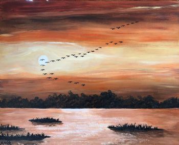 "Pearl Valley Dusk"