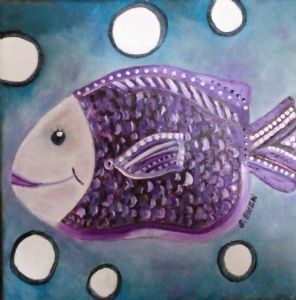 "Violet Fish No 2"