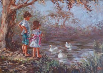 "Kinders by Die Dam"
