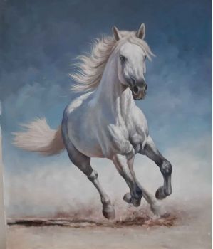 "Die Wit Hings (White Stallion) "
