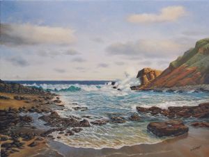 "Seaview with Breaking Wave"