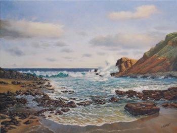 "Seaview with Breaking Wave"