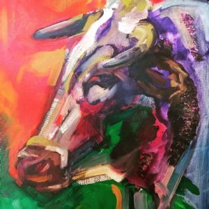 "Cattle with Magenta"