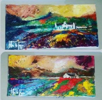 "Cape Winelands Landscape Set 1"