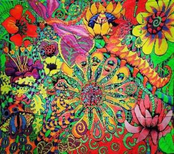 "Psychedelic Caterpillar"