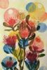 "Protea and Bubbles"