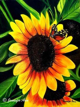 "The Sunflower & Butterfly"