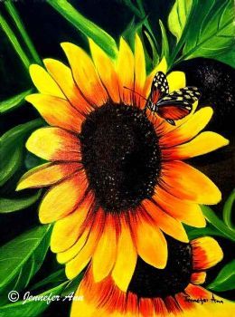 "The Sunflower & Butterfly"