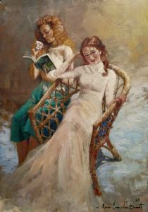"White Lace Gown"