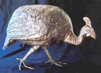 "Helmeted Guineafowl"