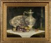 "Still Life of Silver Claret Jug "