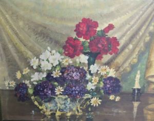 "Red and Purple Stil Life "