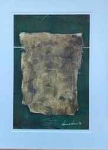 "30 Green Oil On Paper"