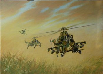 "Saaf Denel Rooivalk Attack Helicopter"