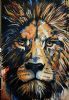 "African Lion Painting – Eyes of the Pride"