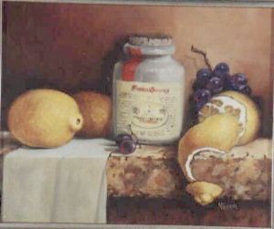 "Still life with mustard pot"