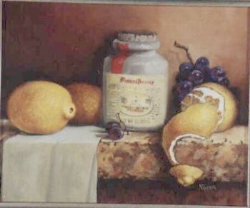 "Still life with mustard pot"