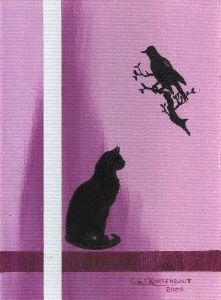 "Cat Silhouette"