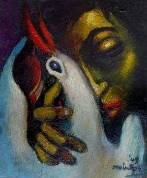 "Boy with Bird"