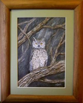 "Spotted Eagle Owl"
