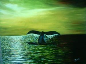"Whale off the coast of Hermanus"