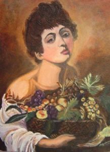 "Boy With Fruit Basket"