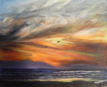 "Sunrise Over Jeffreys Bay"